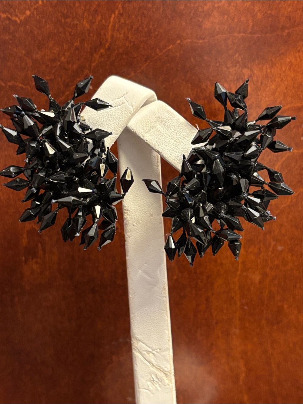 Modern 50’s Crescent Clip Earrings